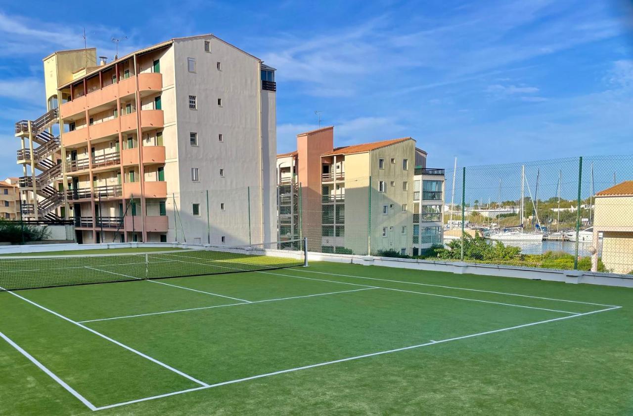 Studio Face A La Mer 4 Couchages - Gratuits Piscine Tennis Et Un Parking Prive Rare Et Tres Utile - Vue Magnifique Sur La Mer - Agreable En Toutes Saisons Ile Des Pecheurs - La Brigantine - Emplacement Et Vue Rares Au Cap D'Agde Eksteriør bilde